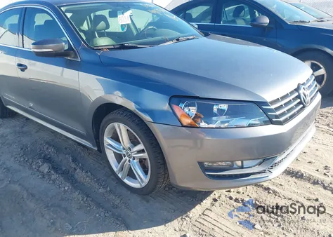 2013 Volkswagen Passat 2.0L Tdi Sel Premium из США, поврежденный, VIN 1VWCN7A32DC088969